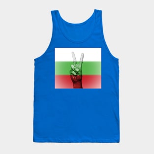 Bulgaria peace patriotic print Tank Top